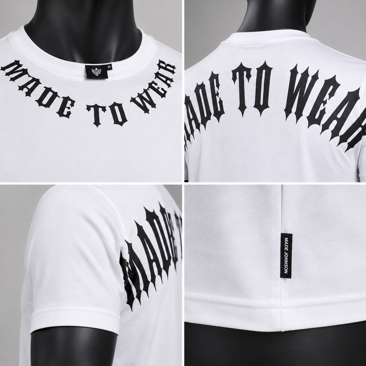 Custom Graphic T-Shirt – Premium White Printed T-Shirt - Image 4