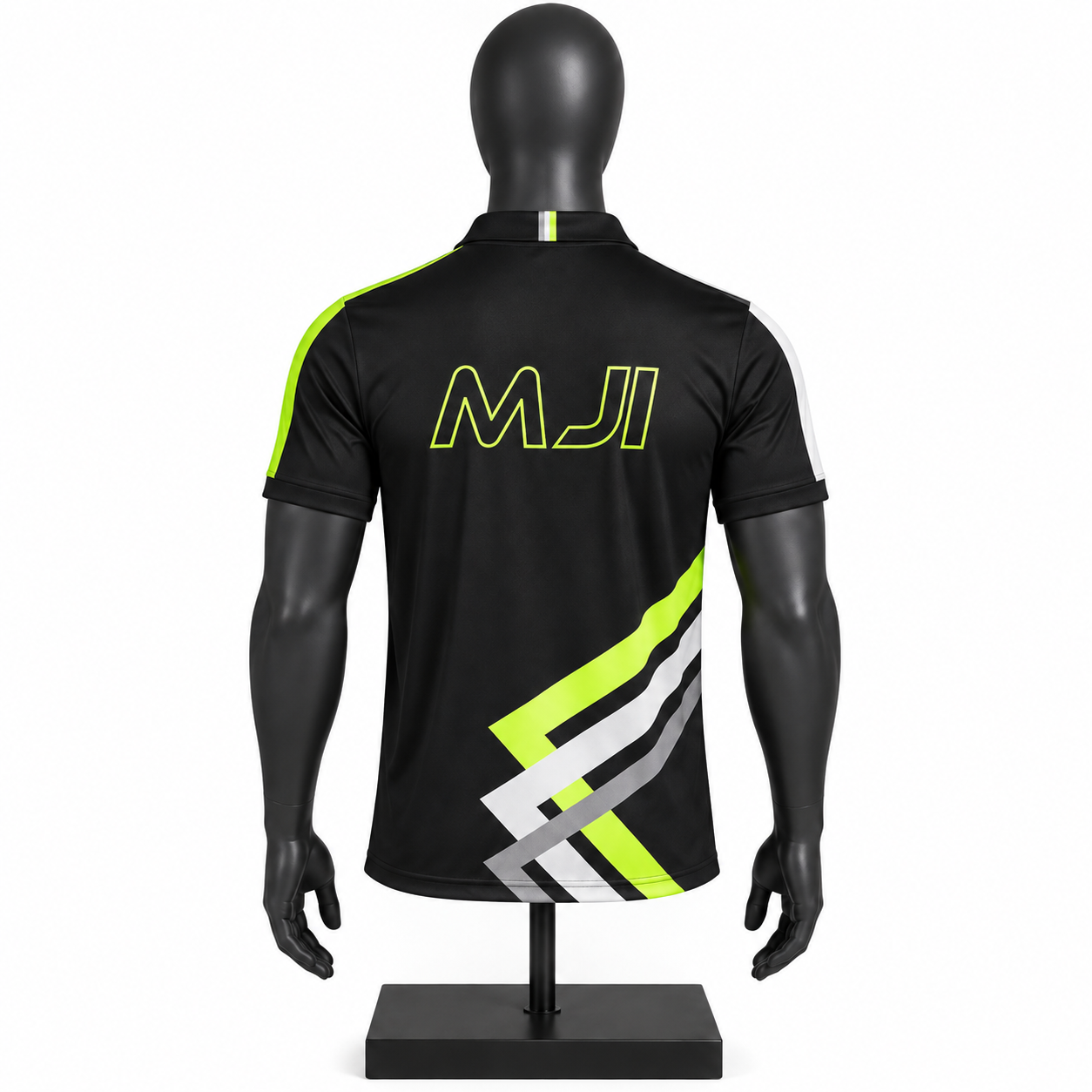 Men's Quarter Zip Polo Shirt – Custom Sports Polo - Image 2