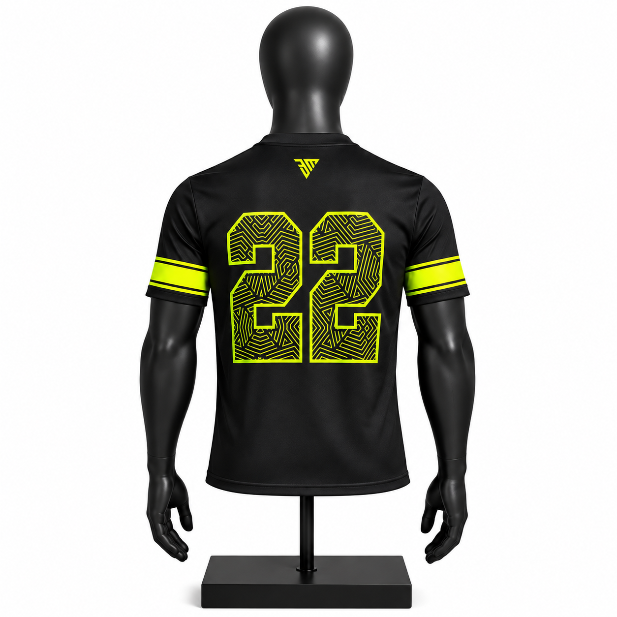 Custom Football Jersey – Premium Black Team Jersey - Image 2