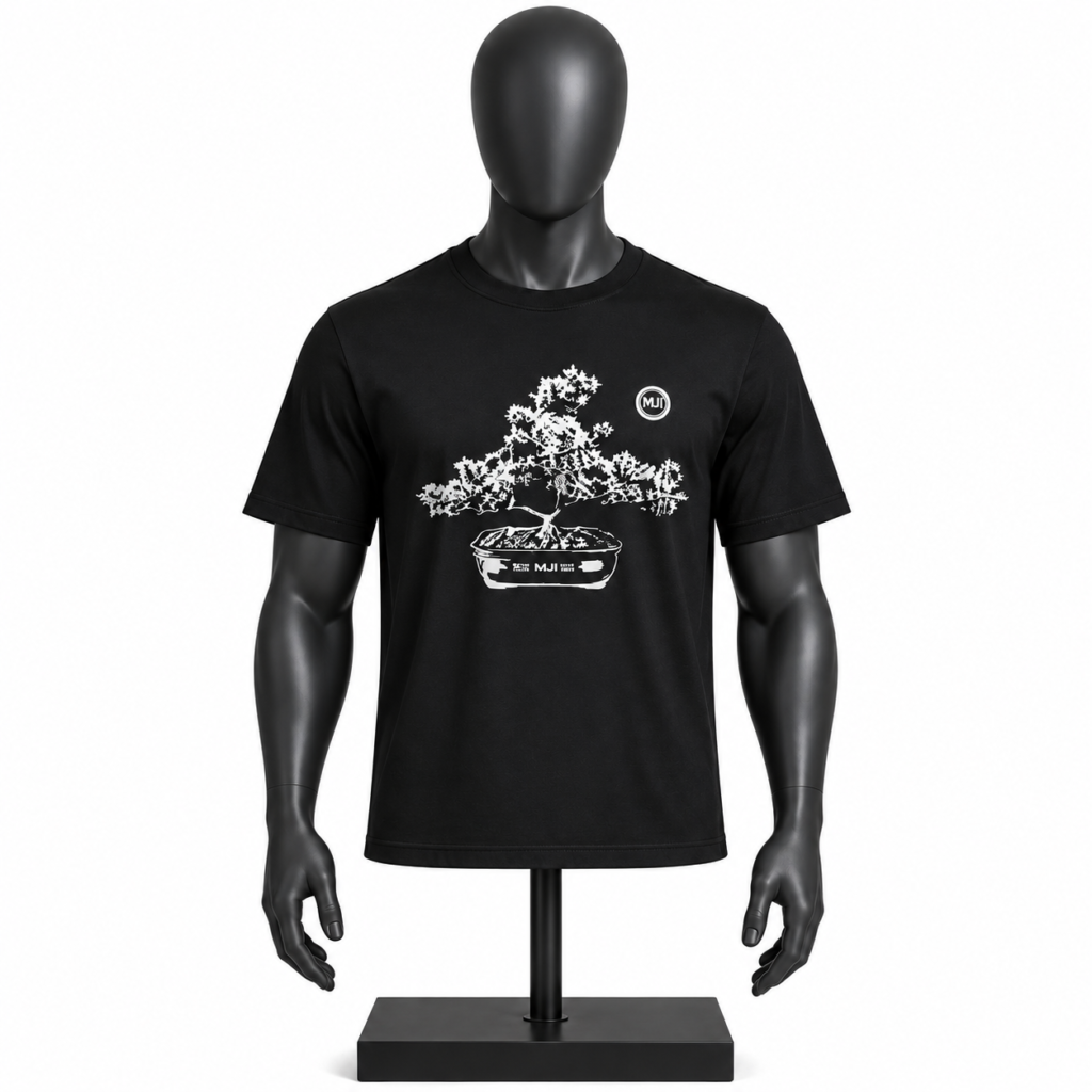 Men's graphic T-shirt with custom front and back print