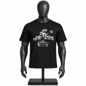 Men's graphic T-shirt with custom front and back print