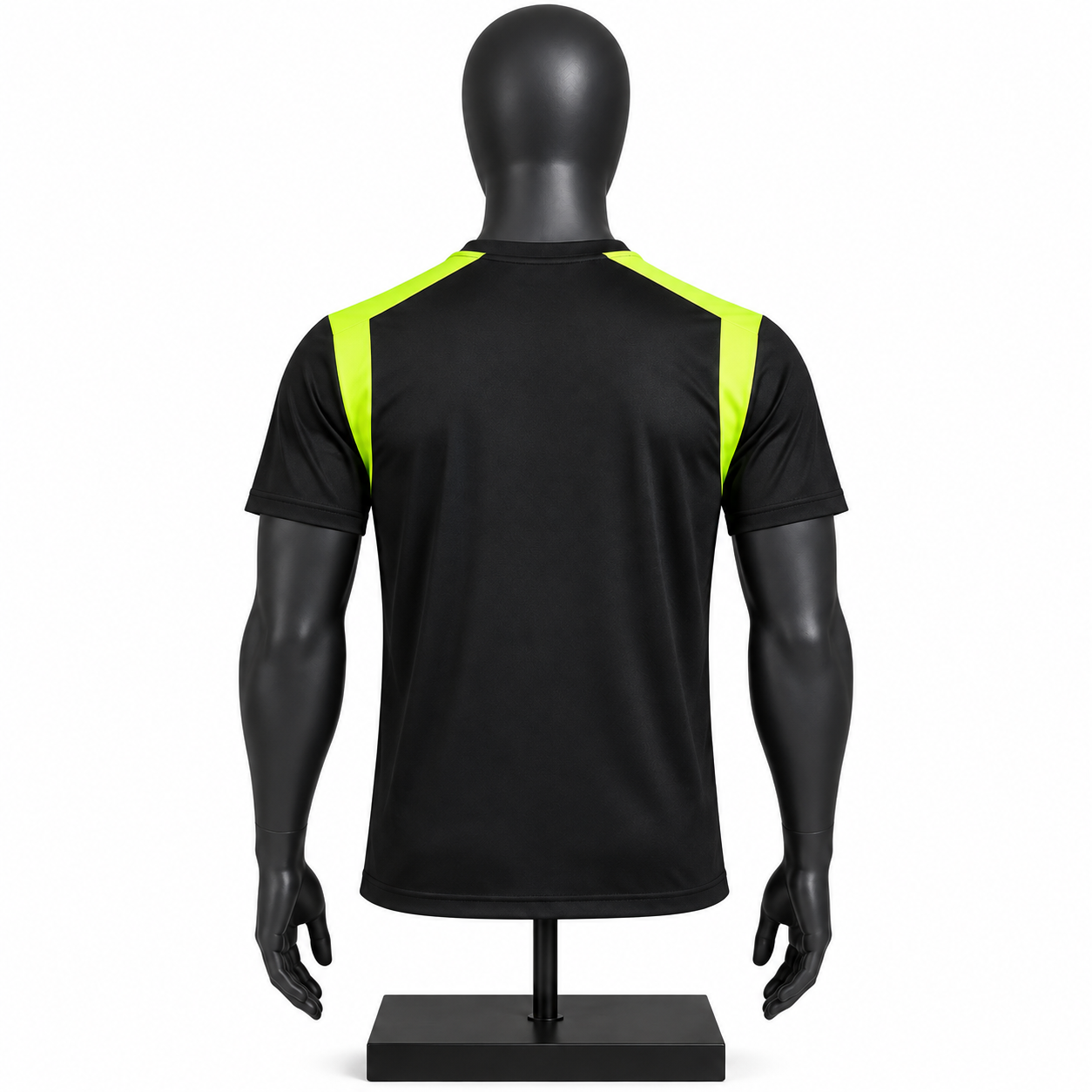 Men's Black Sports T-Shirt – Custom Performance Teamwear Shirt - Image 2