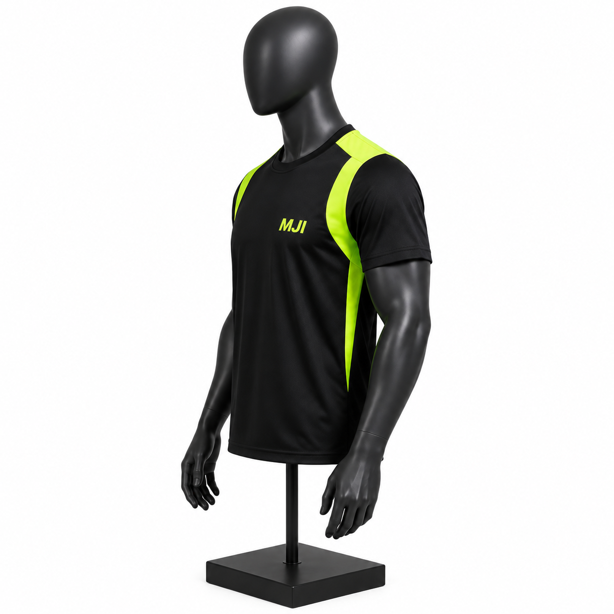Men's Black Sports T-Shirt – Custom Performance Teamwear Shirt - Image 3