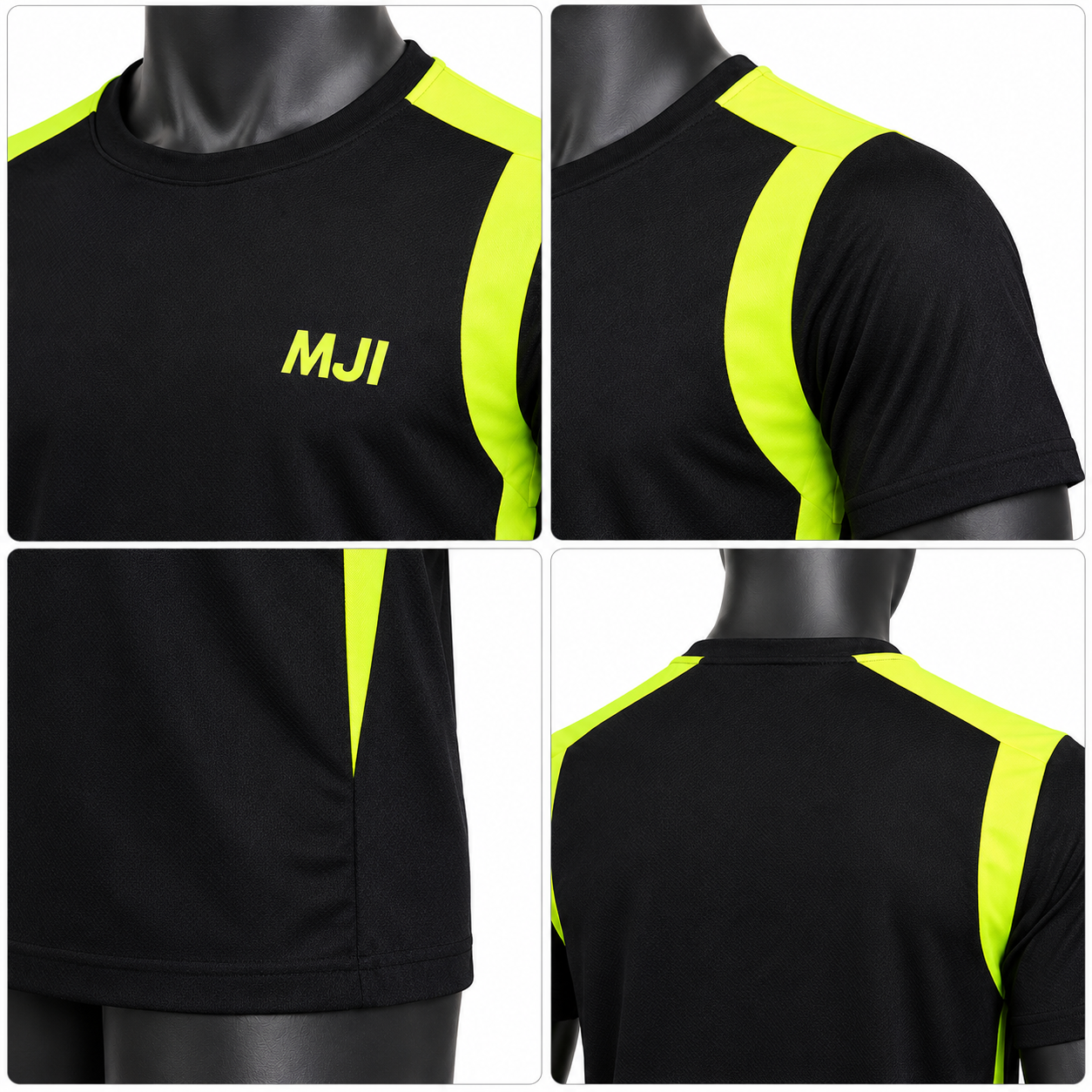 Men's Black Sports T-Shirt – Custom Performance Teamwear Shirt - Image 4