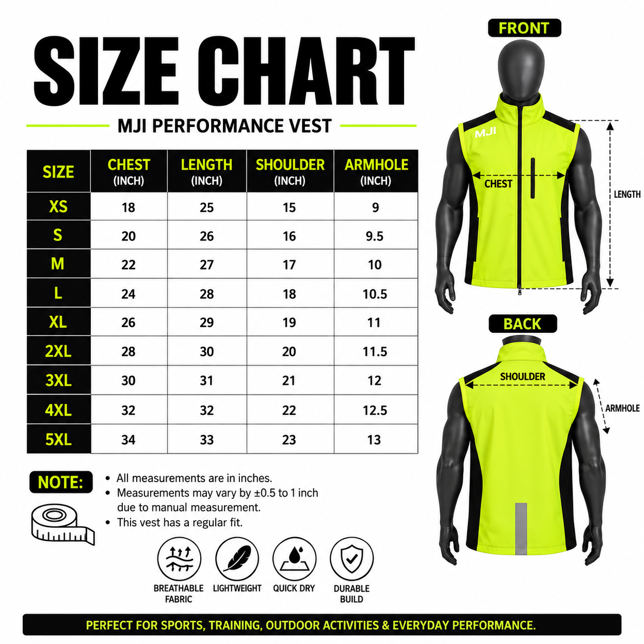 Men's Performance Vest – Custom Lightweight Outdoor Vest - Image 5