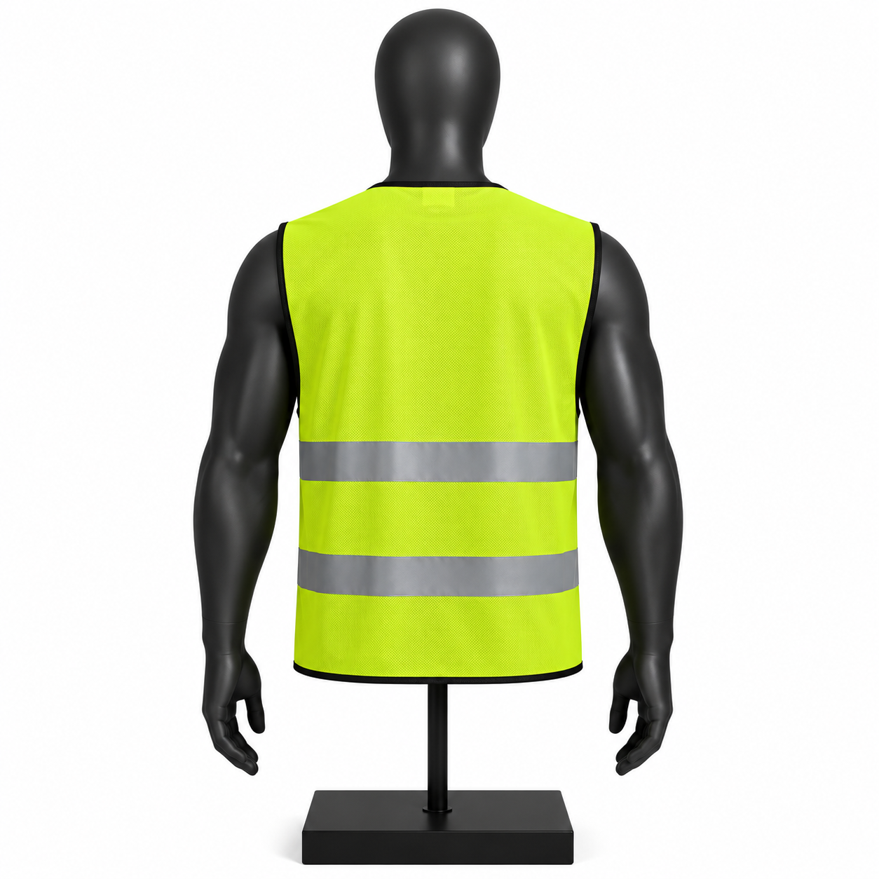 Men's High Visibility Safety Vest – Reflective Workwear Vest - Image 2