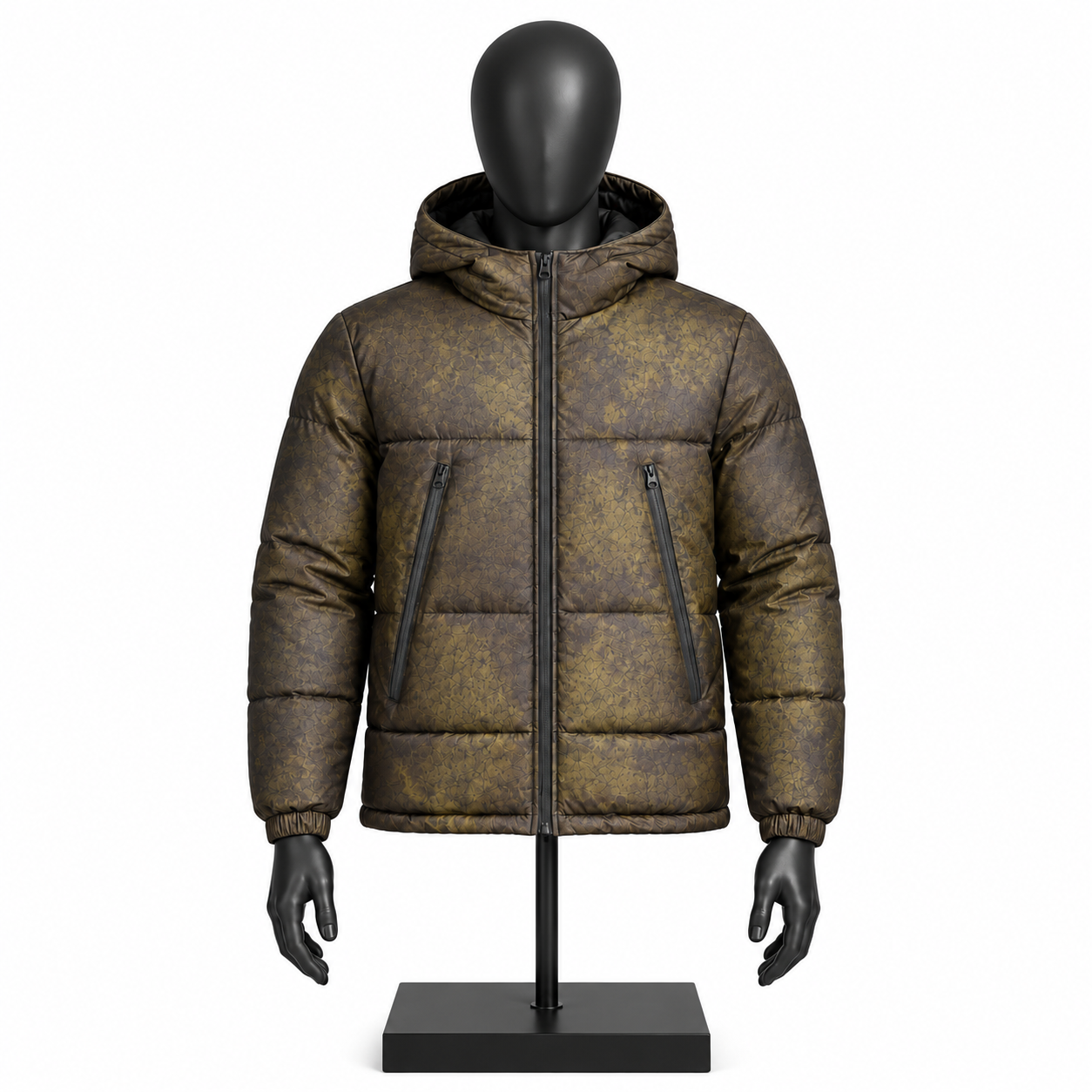 Men's Thermochromic Puffer Jacket – Heat Reactive Color Changing Jacket - Image 2