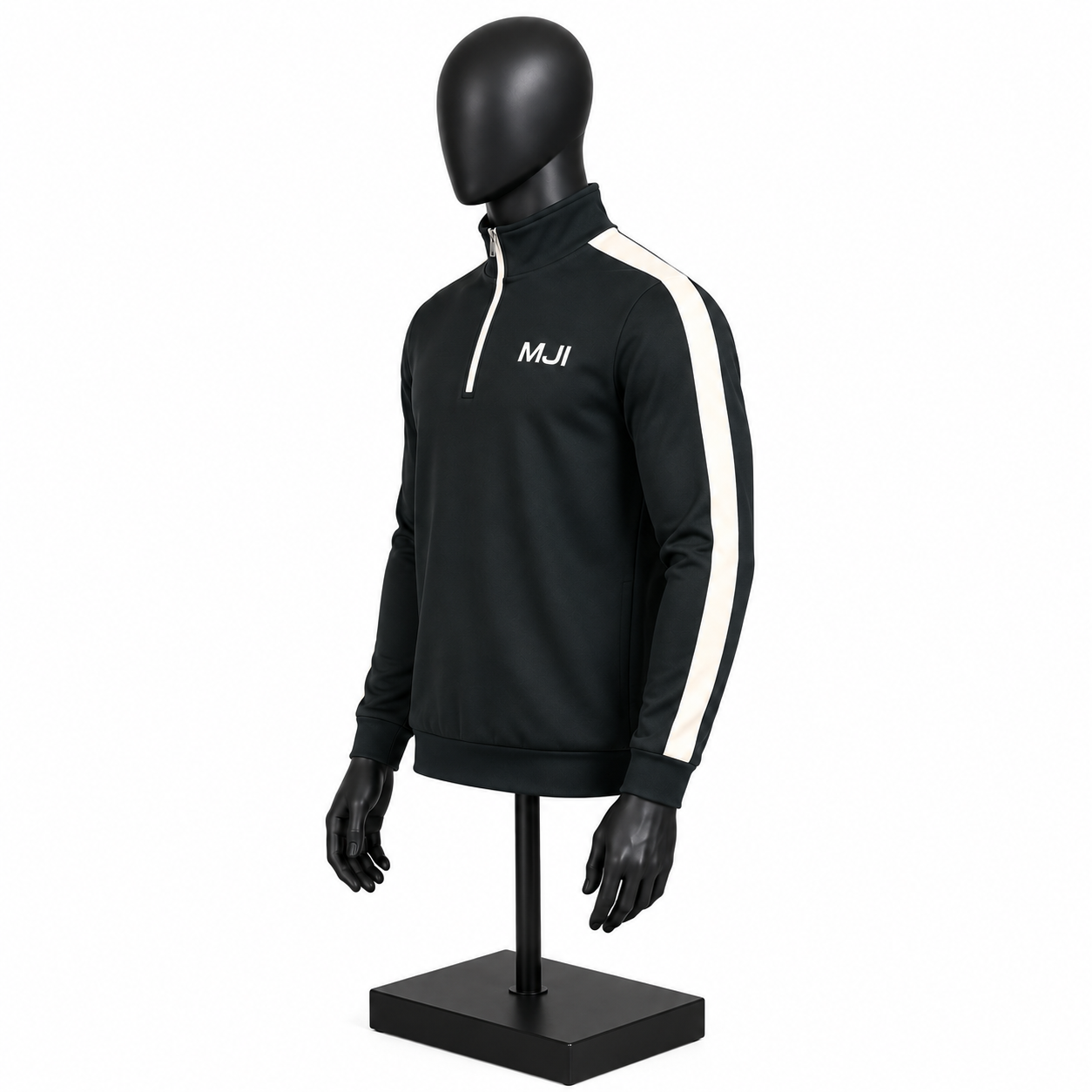 Men's Quarter Zip Performance Top – Custom Sportswear Training Pullover - Image 3