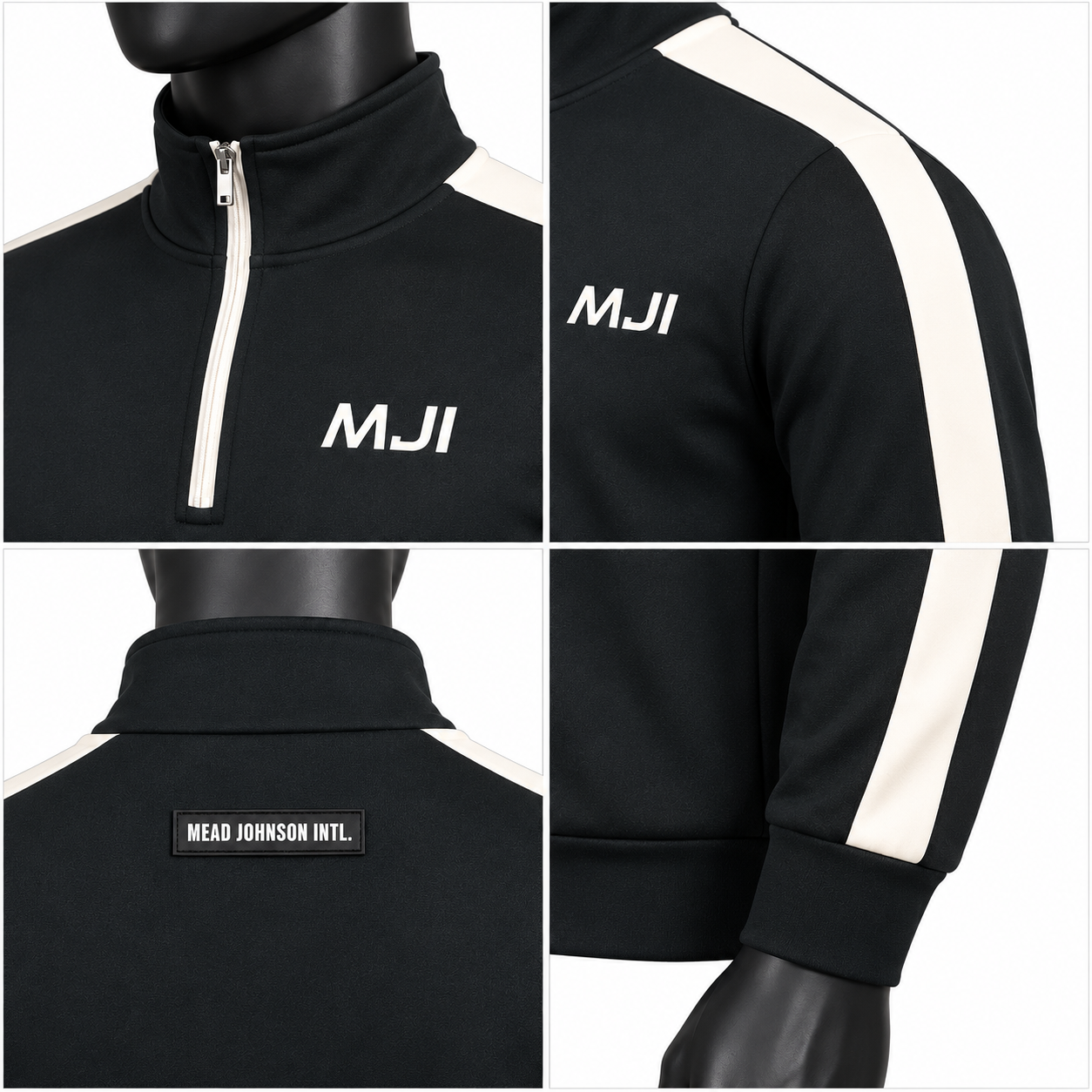 Men's Quarter Zip Performance Top – Custom Sportswear Training Pullover - Image 2