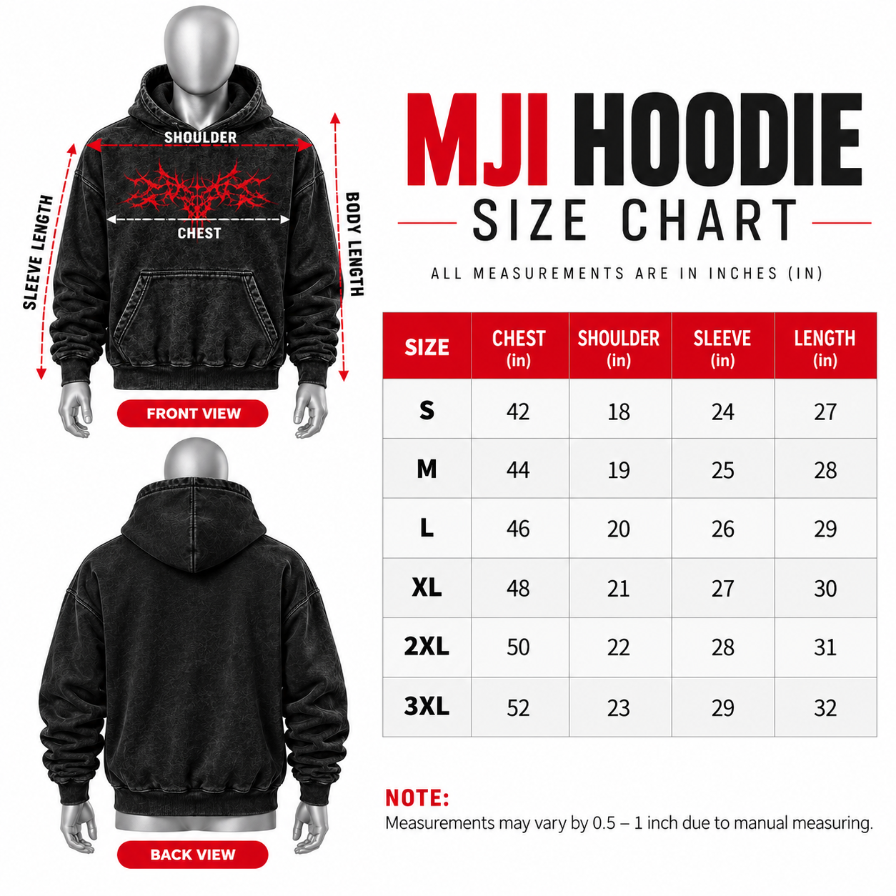 Men's Graphic Hoodie – Custom Black Streetwear Pullover Hoodie - Image 5