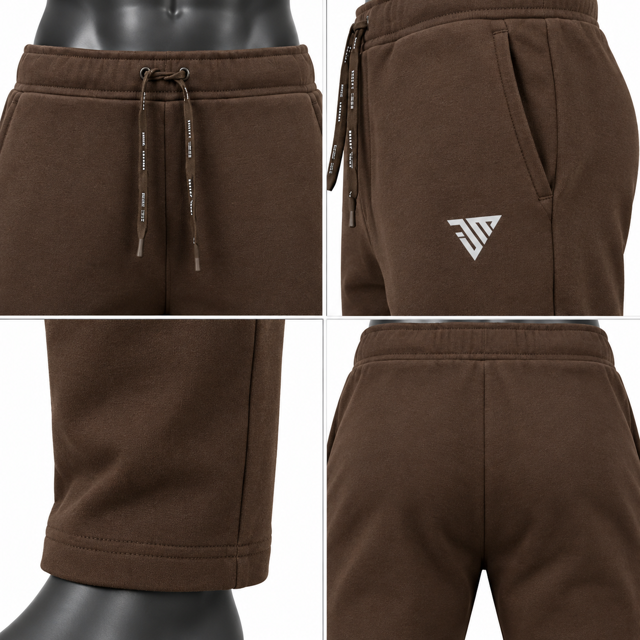 Men's Brown Jogger Pants – Custom Casual & Sportswear Trousers - Image 4