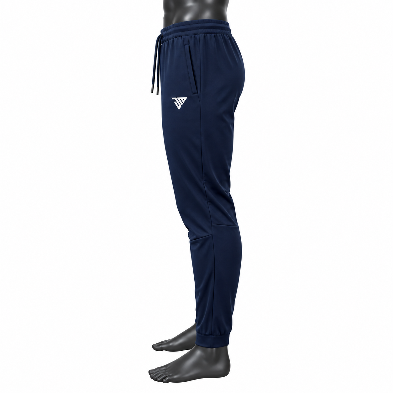 Men's Navy Jogger Pants – Custom Sportswear Track Joggers - Image 3