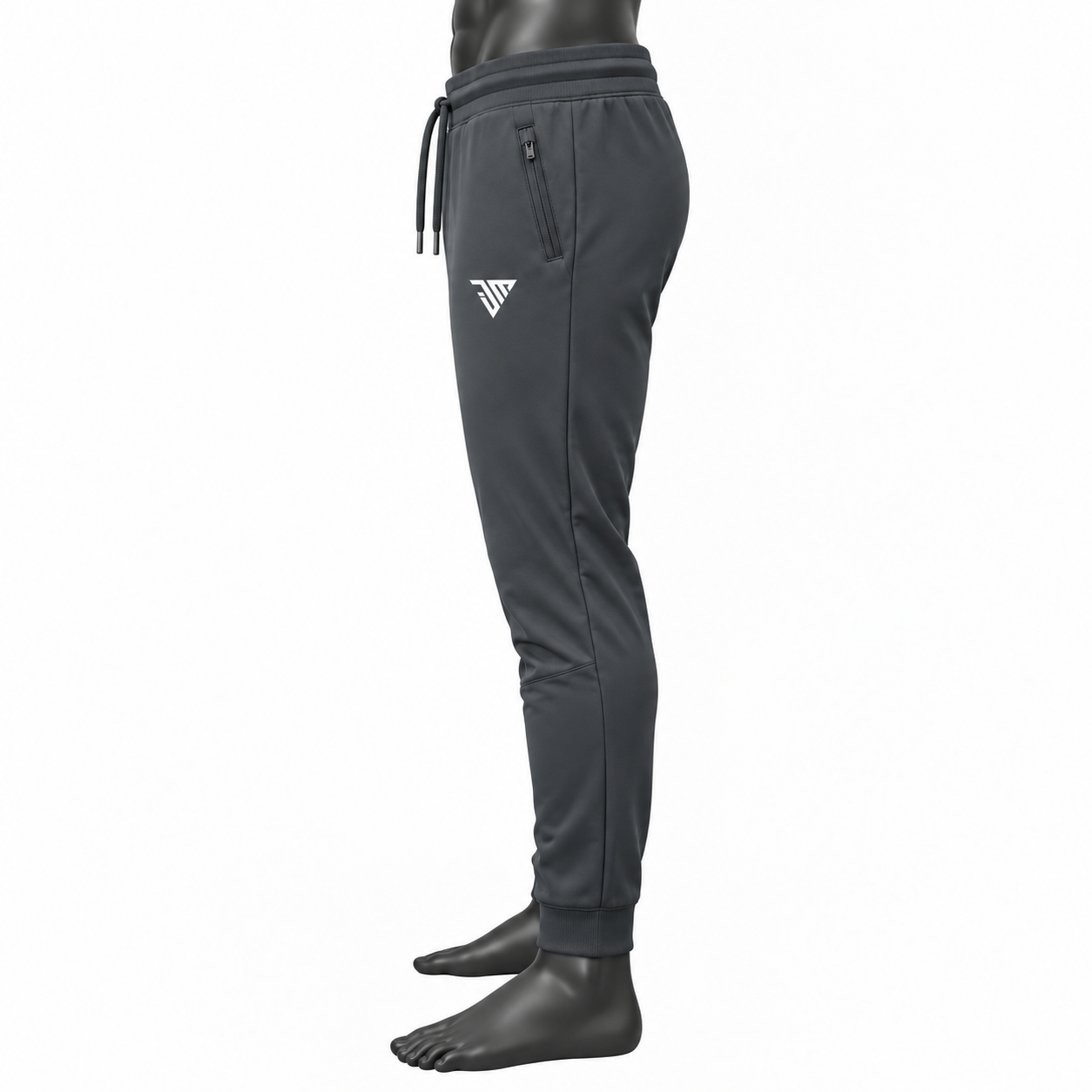 Men's Charcoal Jogger Pants – Custom Sportswear Track Joggers - Image 3