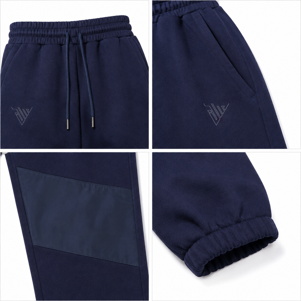 Men's Jogger Pants – Custom Navy Athletic & Sportswear Trousers - Image 4