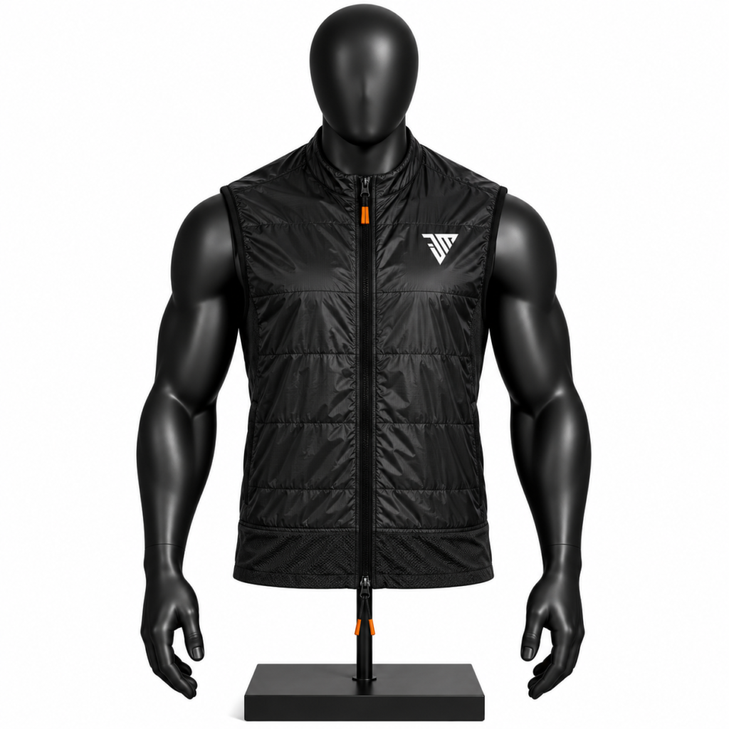 Men's Black Athletic Vest
