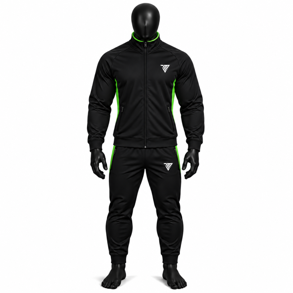 Men's Neon Green Tracksuit