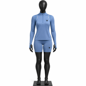 women's jacket and shorts set blue activewear size chart