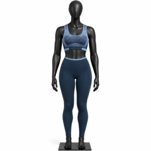 women's sports bra and leggings set blue activewear size chart