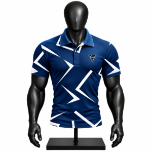 Custom Geometric Team Polo Shirt