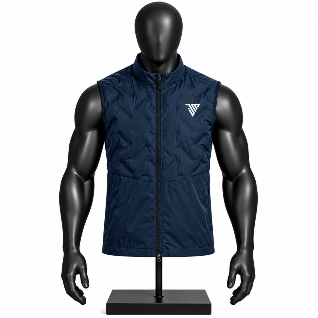 Men's Navy Padded Vest