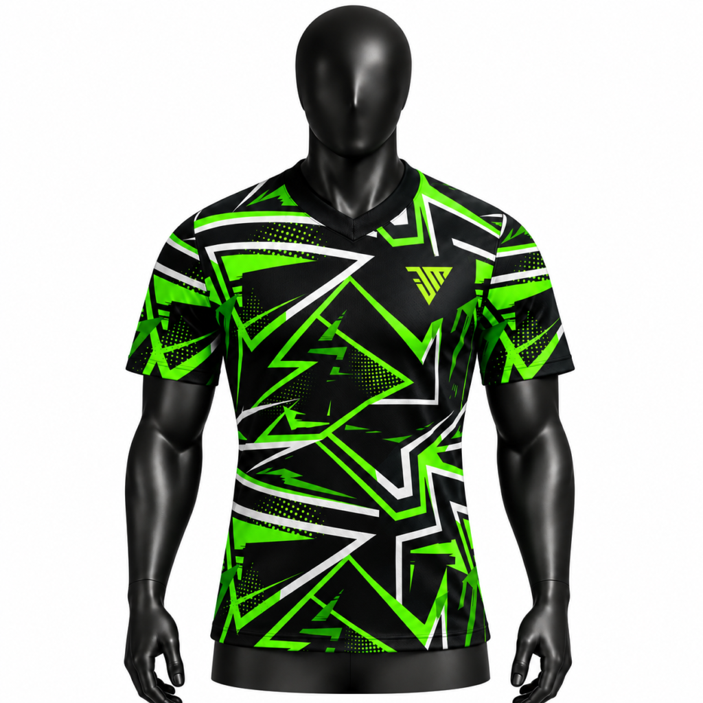 custom football jersey size chart from S to 4XL with chest length shoulder and sleeve measurements