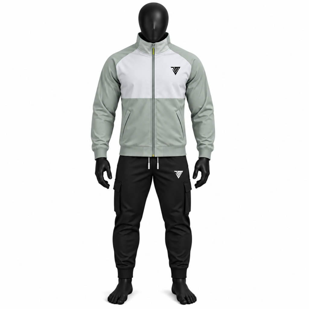 Men's Two-Tone Cargo Tracksuit
