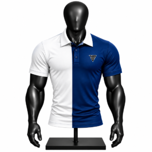 Split Color Athletic Team Polo