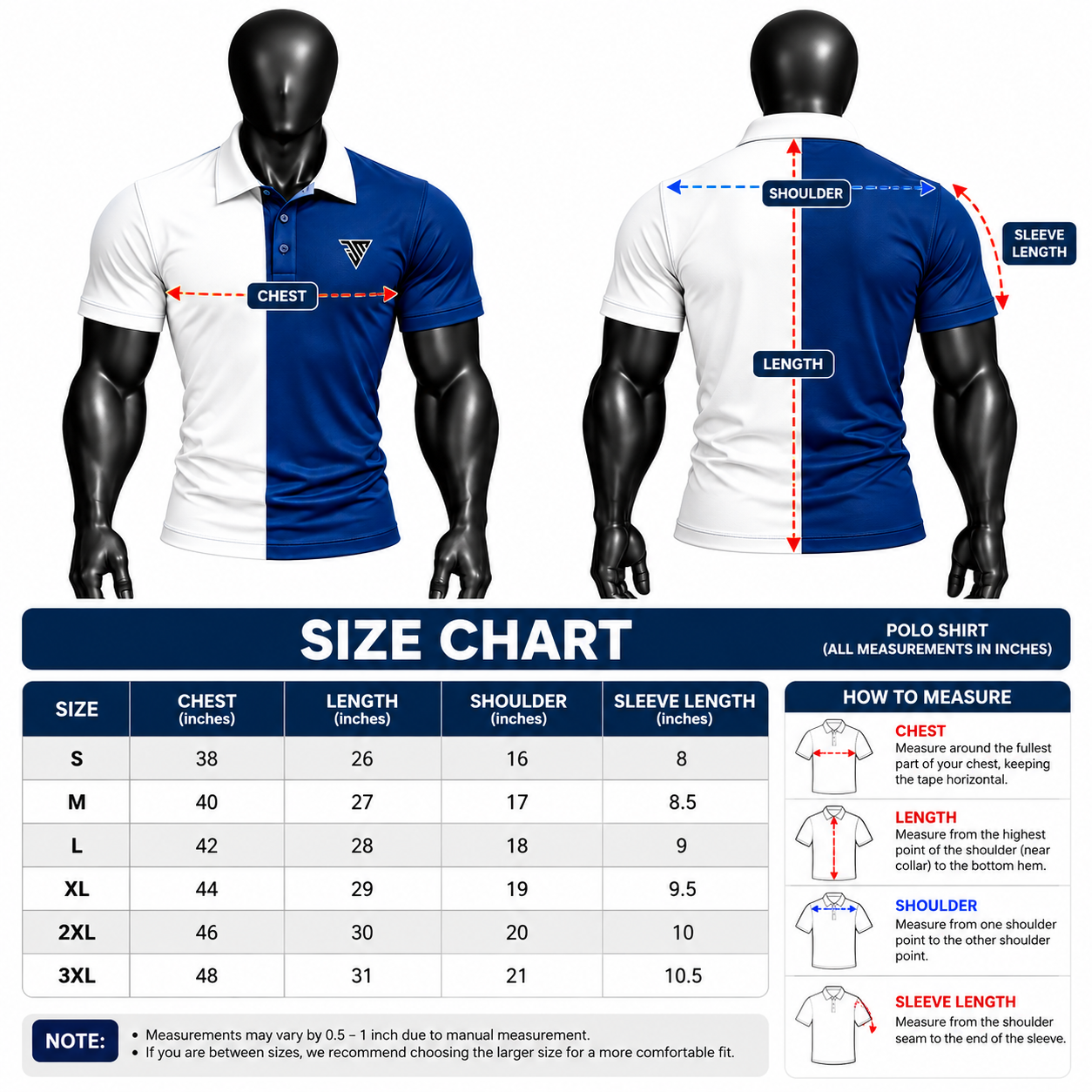 Split Color Athletic Team Polo – Two-Tone Sublimated Sports Shirt - Image 5