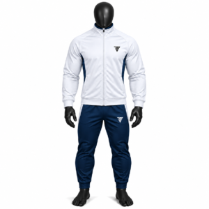 Men's White Navy Tracksuit