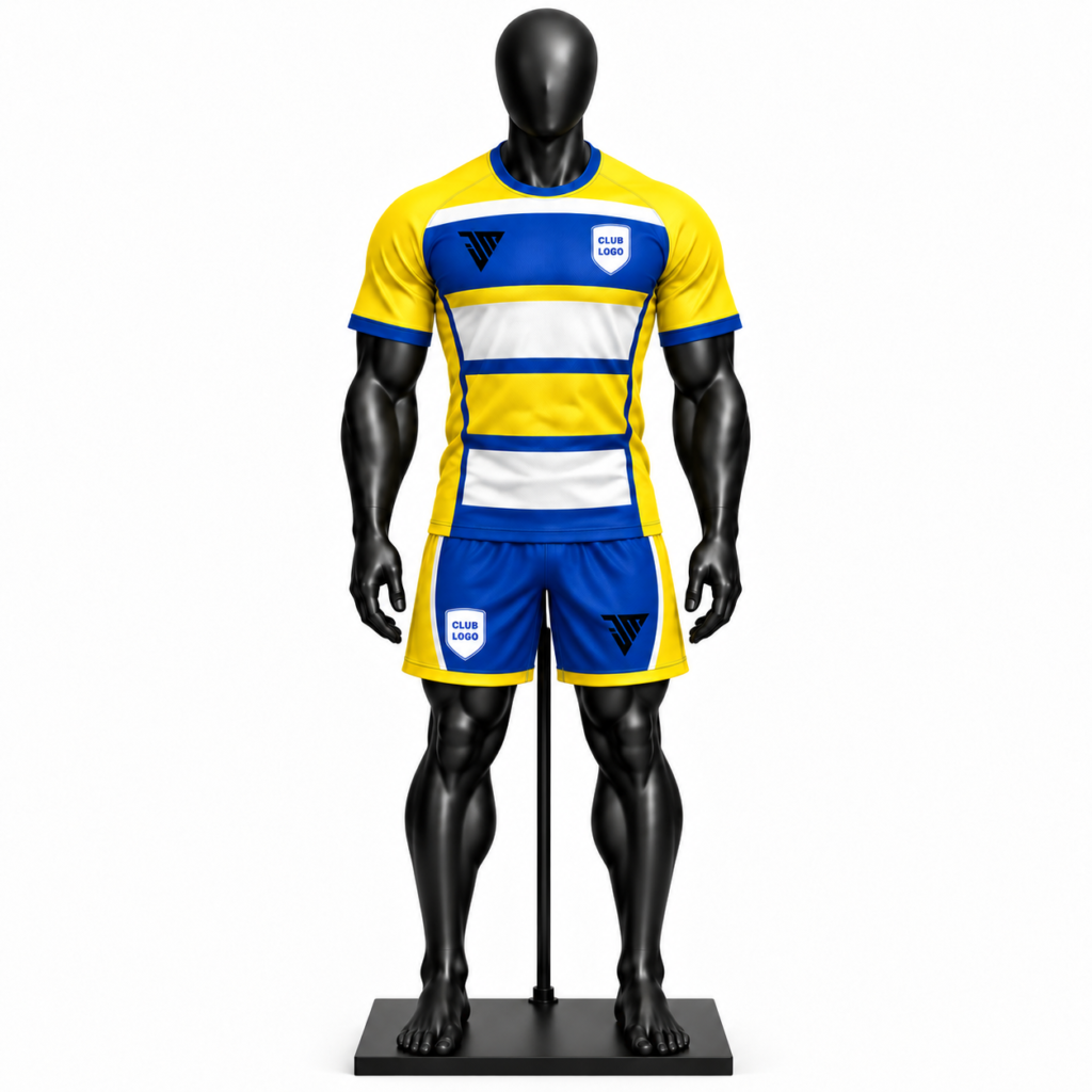 Custom Hooped Rugby Uniform Set